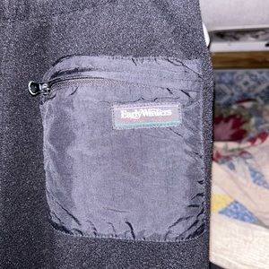 Black fleece sweatpants